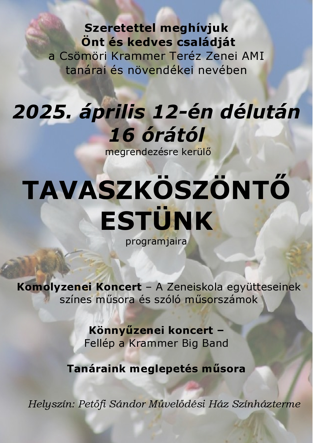 Tavaszkoszonto est 2025.